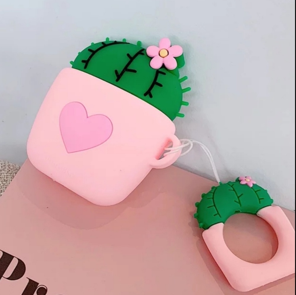 Airpods Case cover - Cute Cactus